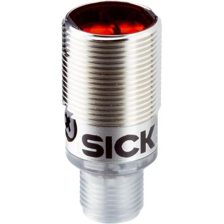 SICK Fotoelektrický snímač, řada: GR18S LED Válcovitý Konektor M12, výstup: PnP Blízkost IP67