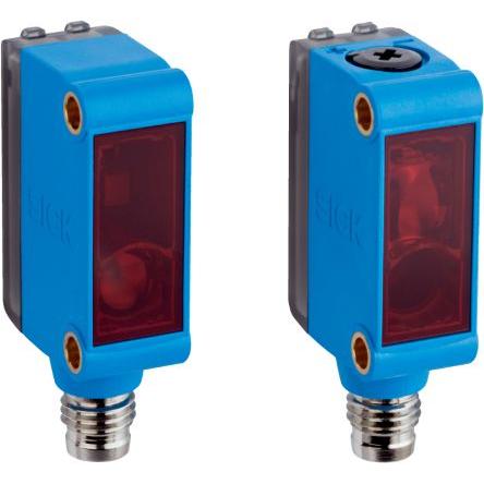 SICK Fotoelektrický snímač, řada: GSE LED Pravoúhlý 8kolíkový konektor M3, výstup: PnP Jednocestný IP67