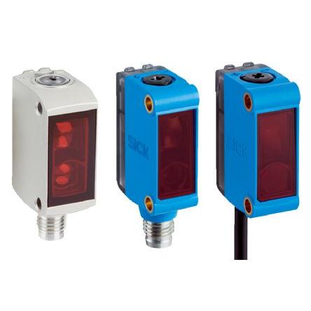 SICK Fotoelektrický snímač, řada: GTB6 Laserové světlo Pravoúhlý 8kolíkový konektor M3, výstup: PnP Blízkost IP67