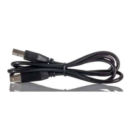 RS PRO Kabel USB Vnější, A: USB 2.0 Typ A, 3 m Vnější, Černá, B: USB2.0B