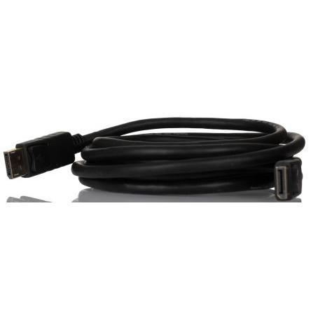 RS PRO, A: Vnější Display Port, B: Vnější Display Port, Polyvinylchlorid DisplayPort Kabely 3 m
