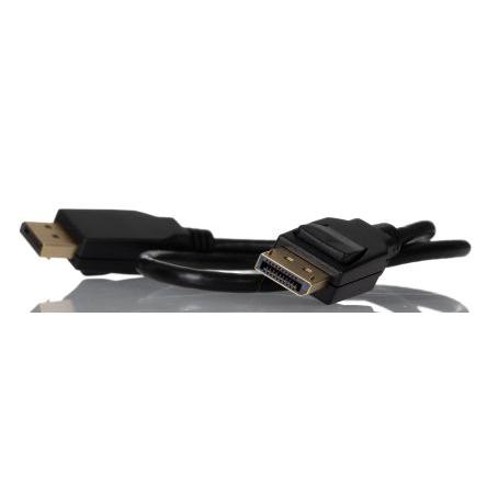 RS PRO, A: Vnější Display Port, B: Vnější Display Port, Polyvinylchlorid DisplayPort Kabely 500 mm