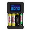 Nabíječka HAMA, Delta LCD Premium , 4 kanály, AA/AAA, řízená mikroprocesorem