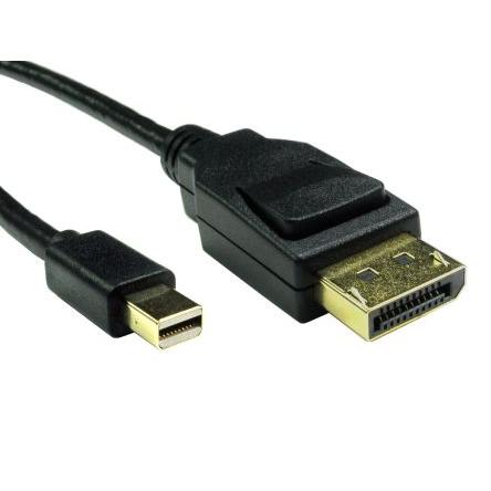 RS PRO DisplayPort Kabely, A: Vnější délka 2 m, A: Display Port, Mini DisplayPort, B: Vnější, Polyvinylchlorid