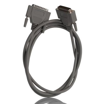 RS PRO Sériový kabel, A: Vnější délka 2 m, A: D-sub 25kolíkový, B: Vnější, B: DB25, Polyvinylchlorid