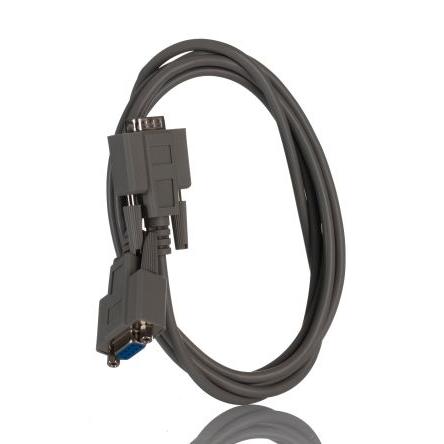 RS PRO Sériový kabel, A: Vnitřní délka 2 m, A: D-Sub 9pin, B: Vnitřní, B: DB9, Polyvinylchlorid