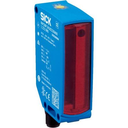 SICK Fotoelektrický snímač, řada: Reflex Array LED s bodovým světlem Blok 4kolíkový konektor, výstup: PNP/NPN