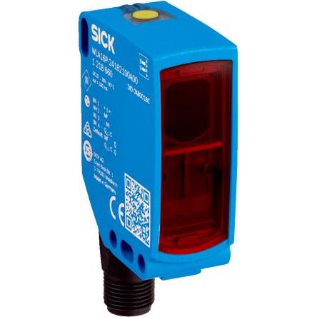 SICK Fotoelektrický snímač, řada: W26 LED s bodovým světlem Blok 4kolíkový M12, výstup: NPN/PNP Retroreflexní IP67