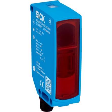 SICK Fotoelektrický snímač, řada: WLA26 LED s bodovým světlem Pravoúhlý 4kolíkový M12, výstup: NPN/PNP Retroreflexní