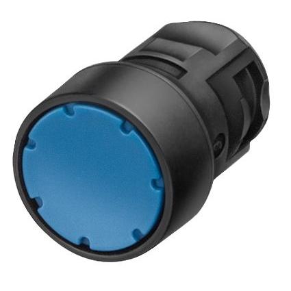 Siemens Tlačítkový spínač, řada: 3SB Bílá Okamžité, průměr výřezu: 16 mm IP65