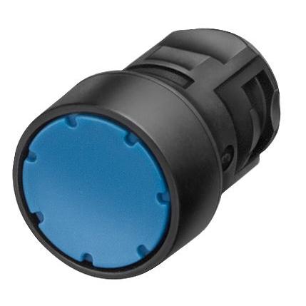 Siemens Tlačítkový spínač, řada: 3SB Černá Okamžité, průměr výřezu: 16 mm IP65