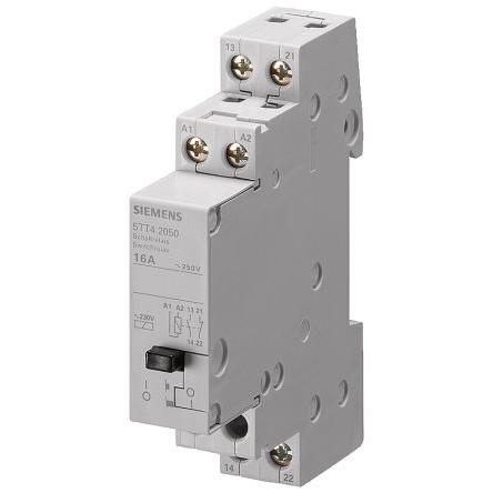 Siemens Výkonové relé DPST Lišta DIN 16A 24V ac 5TT