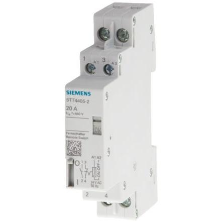 Siemens Výkonové relé DPST Lišta DIN 25A 230V ac 5TT