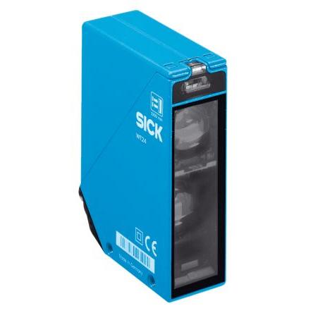 SICK Fotoelektrický snímač, řada: W24-2 LED Blok Průchodka M16, výstup: Relé Potlačení pozadí IP67
