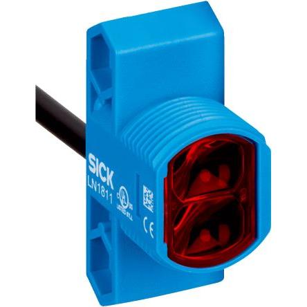 SICK Fotoelektrický snímač, řada: ZLD18 LED s bodovým světlem Válcový Přípojka, výstup: PnP Retroreflexní IP67