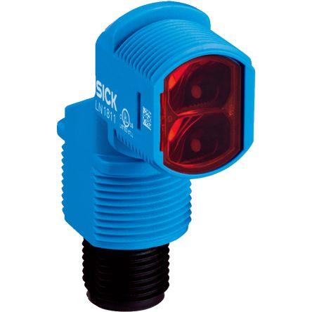 SICK Fotoelektrický snímač, řada: SimpleSense LED s bodovým světlem Pravoúhlý 4kolíkový M12, výstup: NPN/PNP Energetická