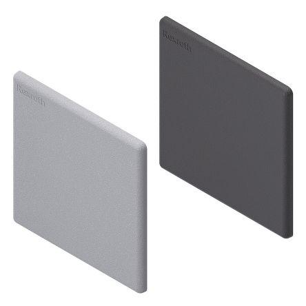 Bosch Rexroth Čtvercová krytka, Polypropylen barva Šedá, pasuje do profilu: 80 x 80 mm, pasuje do drážky : 10 mm
