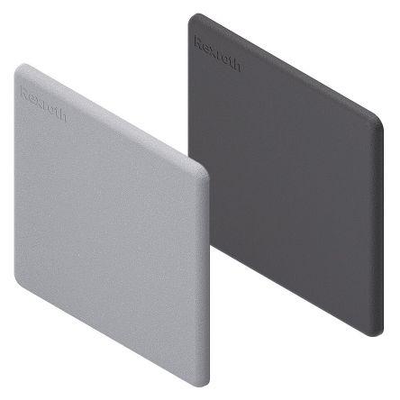 Bosch Rexroth Krytka, Polypropylen barva Signal šedá, pasuje do profilu: 90 x 90 mm, pasuje do drážky : 10 mm