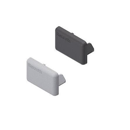 Bosch Rexroth Koncová krytka, Polypropylen barva Šedá, pasuje do drážky : 10 mm
