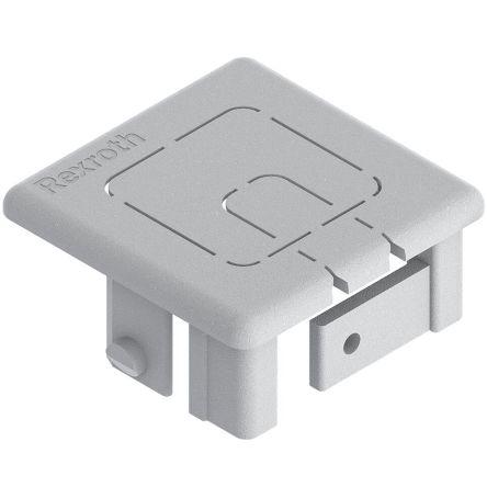 Bosch Rexroth Koncová krytka, Polypropylen barva Šedá, pasuje do profilu: 40 mm, pasuje do drážky : 10 mm