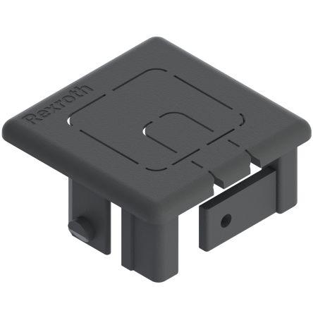 Bosch Rexroth Koncová krytka, Polypropylen barva Černá, pasuje do profilu: 45 mm, pasuje do drážky : 10 mm