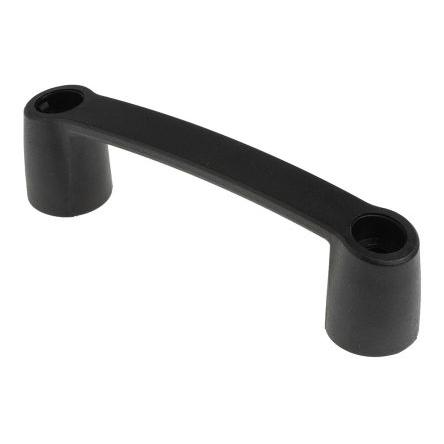 Držadlo barva Černá, Plastové, Matný, délka: 163 mm x 45 mm x 31mm 132 mm RS PRO