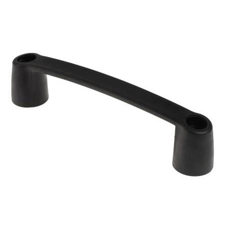 Držadlo barva Černá, Plastové, Matný, délka: 213 mm x 50 mm x 42.5mm 179 mm RS PRO