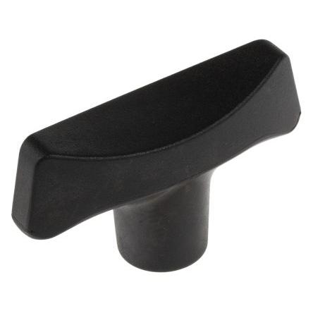Upínací knoflík Duroplast barva Černá 2ramenné M8 RS PRO Otvor se závitem
