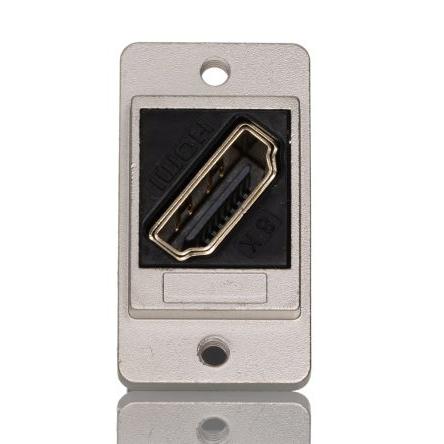 RS PRO Průchozí konektor HDMI, číslo řady: RS PRO, 29 x 35.5 x 19 mm Zásuvka/zásuvka, počet kontaktů: 1, orientace těla: