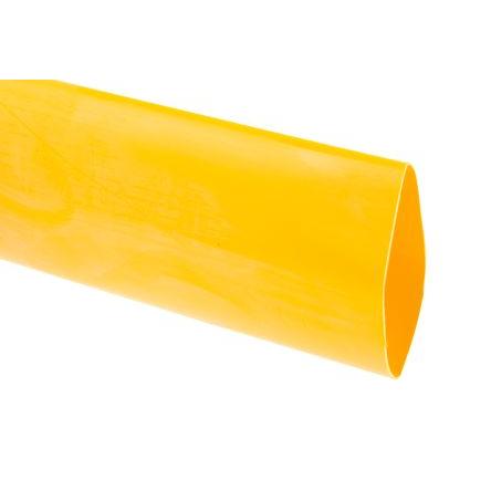 RS PRO Teplem smrštitelné bužírky průměr 38.1 mm Žlutá smršťovací poměr 2:1 Polyolefin 1.2m