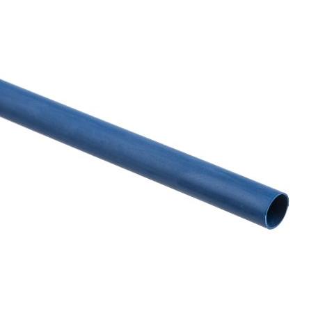 RS PRO Teplem smrštitelné bužírky průměr 6.4 mm Modrá smršťovací poměr 2:1 Polyolefin 1.2m