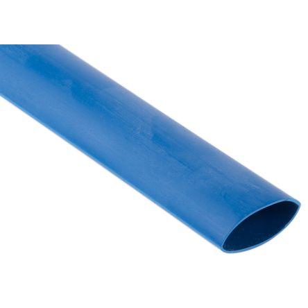 RS PRO Teplem smrštitelné bužírky průměr 12.7 mm Modrá smršťovací poměr 2:1 Polyolefin 1.2m