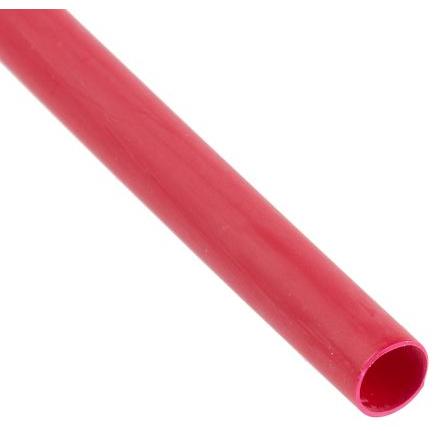 RS PRO Teplem smrštitelné bužírky průměr 6.4 mm Červená smršťovací poměr 2:1 Polyolefin 1.2m