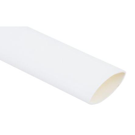RS PRO Teplem smrštitelné bužírky průměr 12.7 mm Bílá smršťovací poměr 2:1 Polyolefin 1.2m