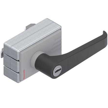 Dveřní zámek, Tlakově litý zinek, pasuje do profilu: 8 to 10 mm², pasuje do drážky : 8 to 10 mm² Bosch Rexroth