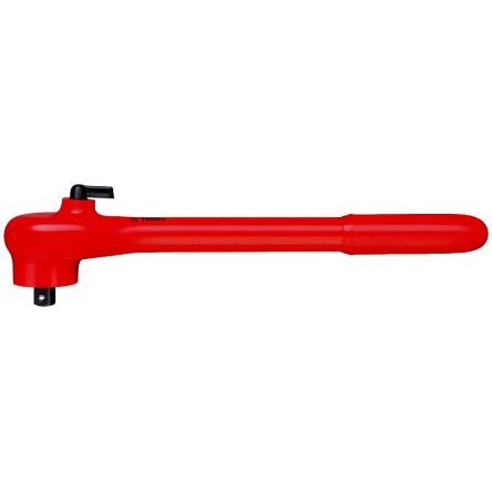 Ráčna 1/2 in, Reverzibilní ráčna, celková délka: 265mm Knipex
