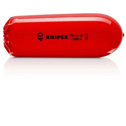 Kryt kabelu 40 mm (vnitřní prům.) délka 135 mm x šířka 49mm barva Červená Knipex Plastové