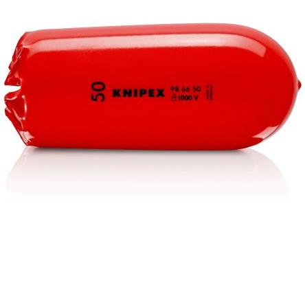 Kryt kabelu 50 mm (vnitřní prům.) délka 135 mm x šířka 61mm barva Červená, Černá Knipex Plastové
