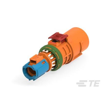 TE Connectivity Pouzdro, řada: PowerTube 1000, orientace těla: Rovný Sklem plněný polyamid, Pouzdro, Vnitřní, pro