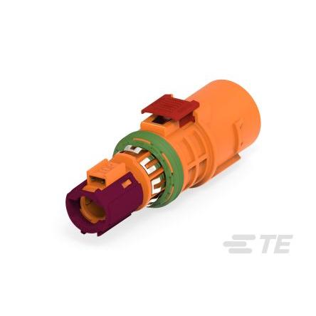 TE Connectivity Pouzdro, řada: PowerTube 1000, orientace těla: Rovný Sklem plněný polyamid, Pouzdro, Vnitřní, pro
