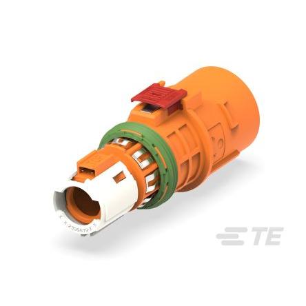 TE Connectivity Pouzdro, řada: PowerTube 1400, orientace těla: Rovný Sklem plněný polyamid, Pouzdro, Vnitřní, pro