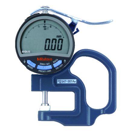 Tloušťkoměr, číslo modelu: 547, rozlišení: 0.01 mm, přesnost: ±20 μm 0 mm, max. měření: 10 mm, typ displeje: LCD