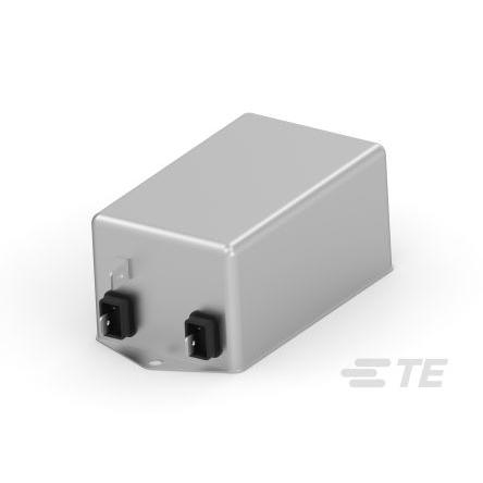 Filtr RFI, řada: Corcom HT, 250V, 50Hz, 60 Hz, Montáž na přírubu, Fast-On, 10 A, počet fází: 1, 2 μA, TE Connectivity,