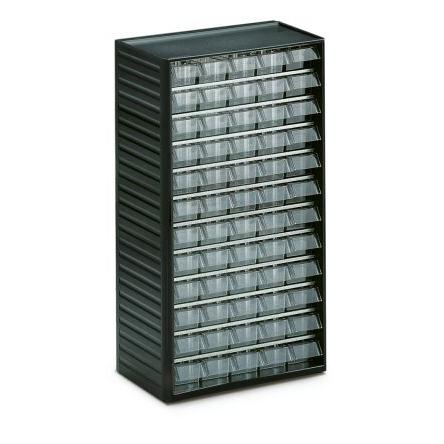 Skladovací jednotka se zásuvkami 60 Šedá Polypropylen 550 mm x 310mm x 180 mm Treston