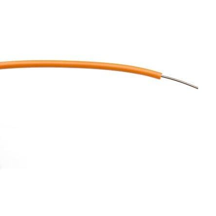 Zapojovací vodič, řada: Defence Standard 61-12 (Part 6), typ kabelu: Kulatý, prameny vodičů: 1/0.6 mm, Oranžová, 1000V