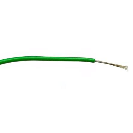 Zapojovací vodič, typ kabelu: Třída 5 BS EN 60228, prameny vodičů: 16/0.2 mm, Zelená, 1000V ac 100 m Polyvinylchlorid RS