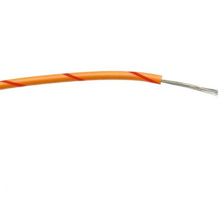 Zapojovací vodič, řada: RS PRO, typ kabelu: Třída 5 BS EN 60228, prameny vodičů: 16/0.2 mm, Oranžová, Červená, 1000V ac