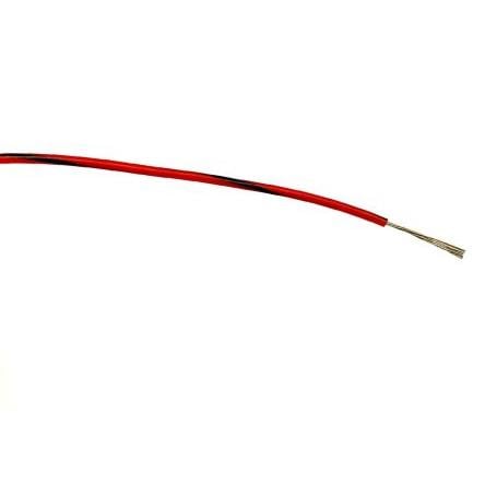 Zapojovací vodič, typ kabelu: Třída 5 BS EN 60228, prameny vodičů: 16/0.2 mm, Černá, Červená, 1000V ac 100 m