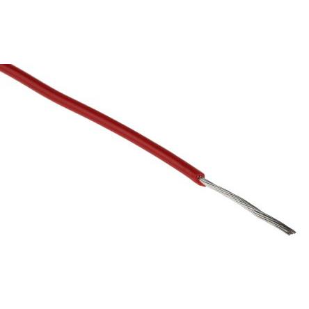 Zapojovací vodič, řada: RS PRO, typ kabelu: Třída 5 BS EN 60228, prameny vodičů: 16/0.2 mm, Červená, 1000V ac 500 m