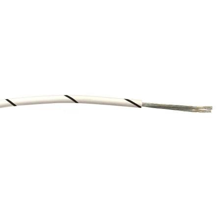 Zapojovací vodič, řada: RS PRO, typ kabelu: Třída 5 BS EN 60228, prameny vodičů: 16/0.2 mm, Bílá, Černá, 1000V ac 100 m
